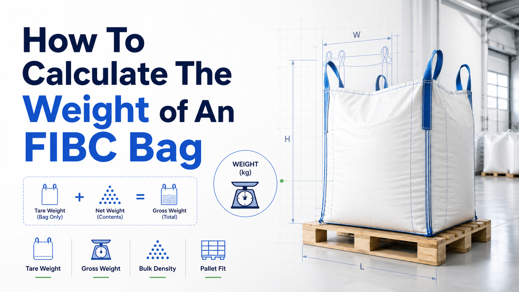 Comment calculer le poids d'un sac FIBC