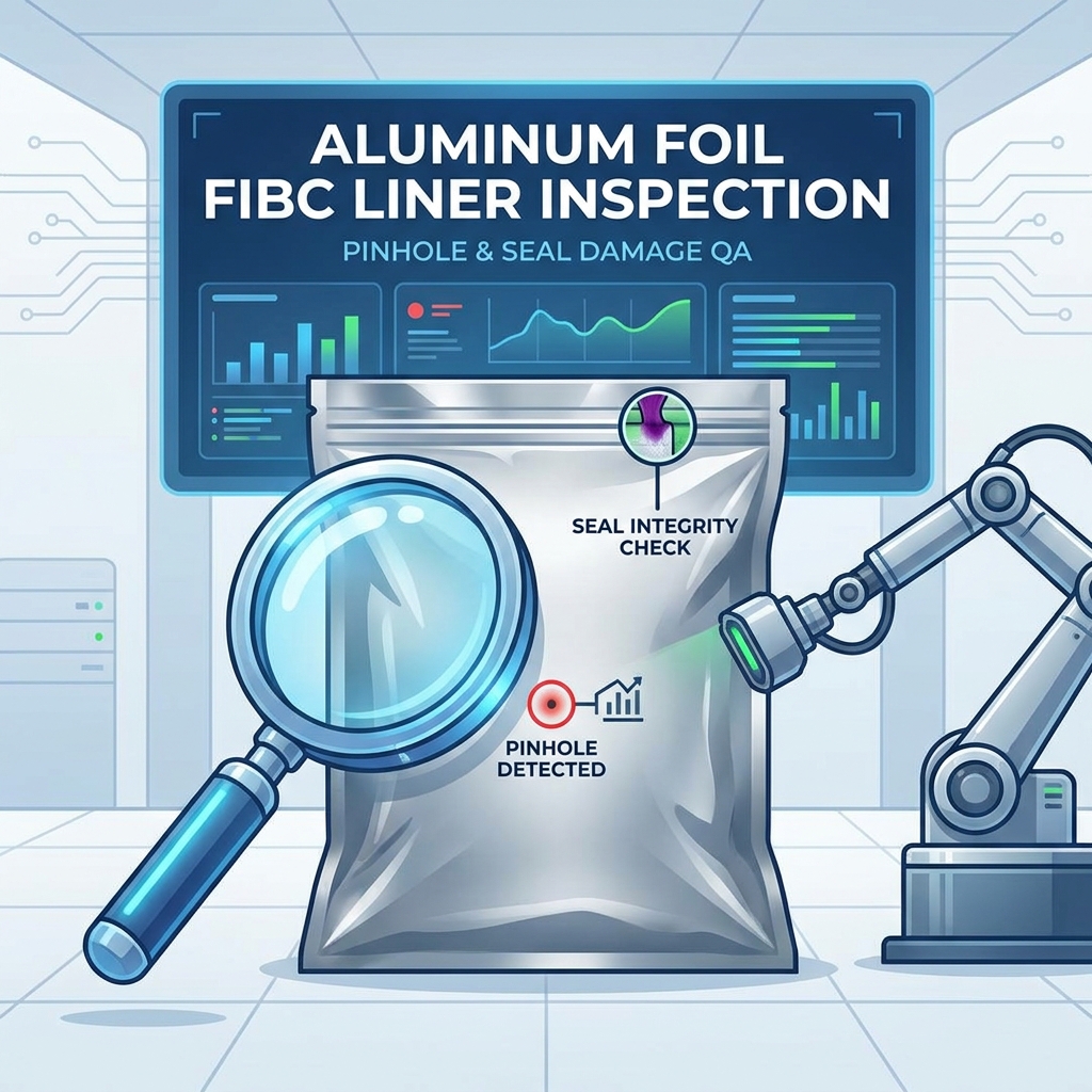 Comment inspecter les revêtements FIBC en papier d'aluminium pour déceler les dommages causés par les trous d'épingle et les joints
