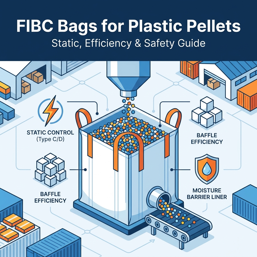 Comment choisir des sacs FIBC pour les granulés de résine plastique