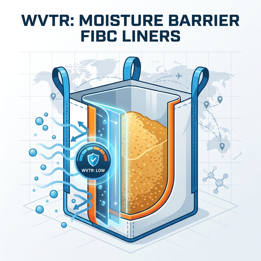 Qu'est-ce que le WVTR et pourquoi est-il important pour les doublures FIBC avec barrière contre l'humidité ?